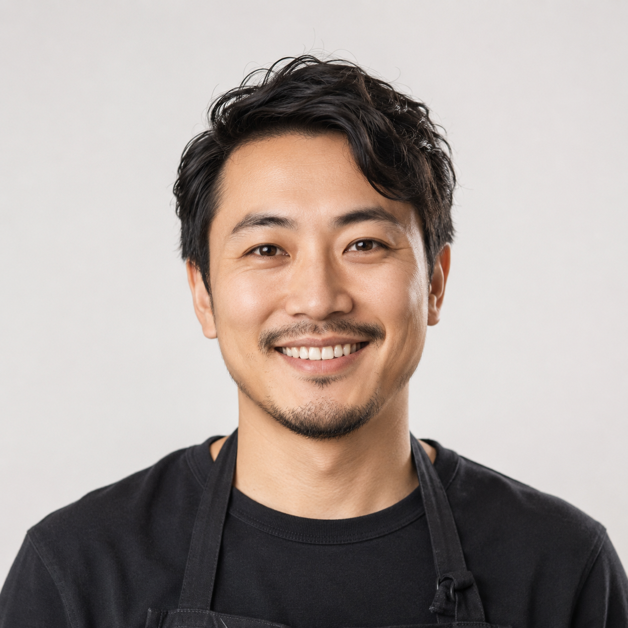 Portrait of restaurant owner Kenji Tanaka